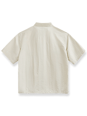 アウトドア系Gorpcoreハーフジップシャツの正面画像