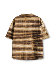 グラデーションプラントダイドキューバシャツ