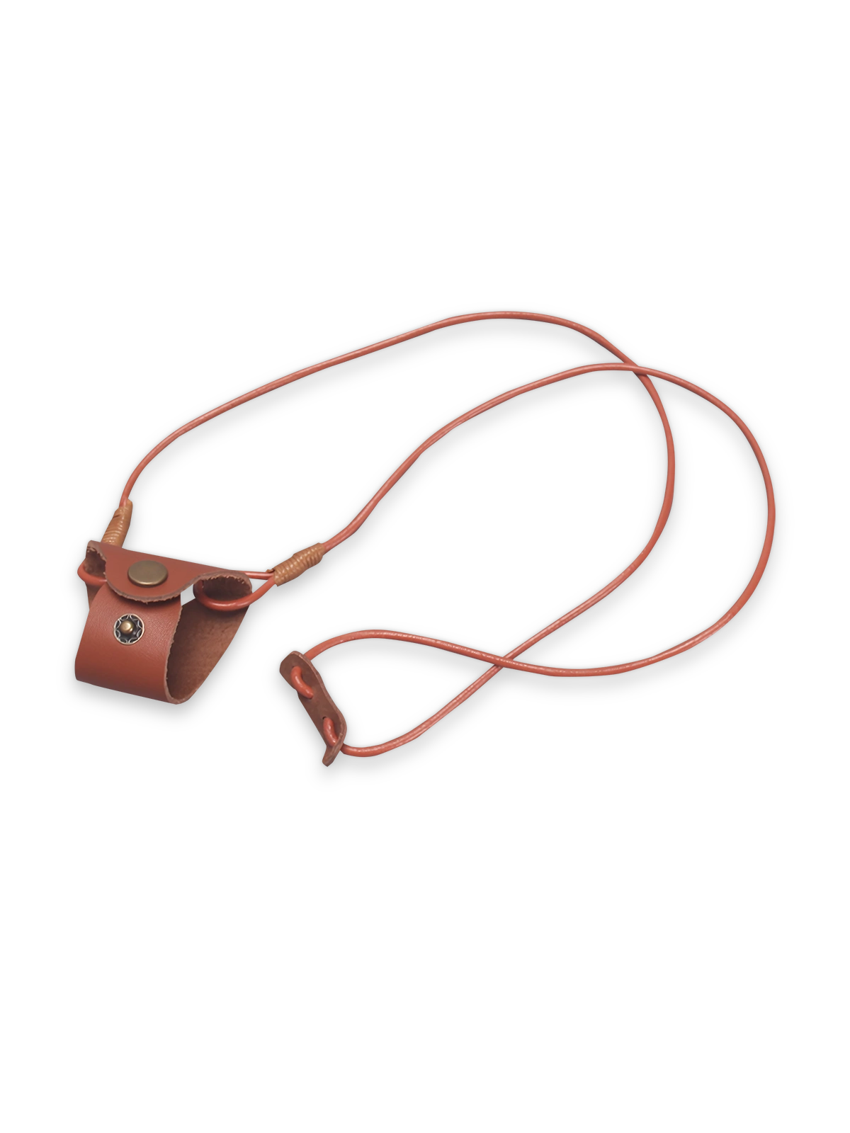 ベジタブルタンニンレザー製手作りメガネケース