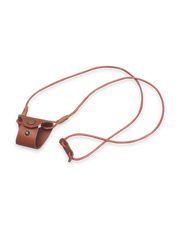 ベジタブルタンニンレザー製手作りメガネケース