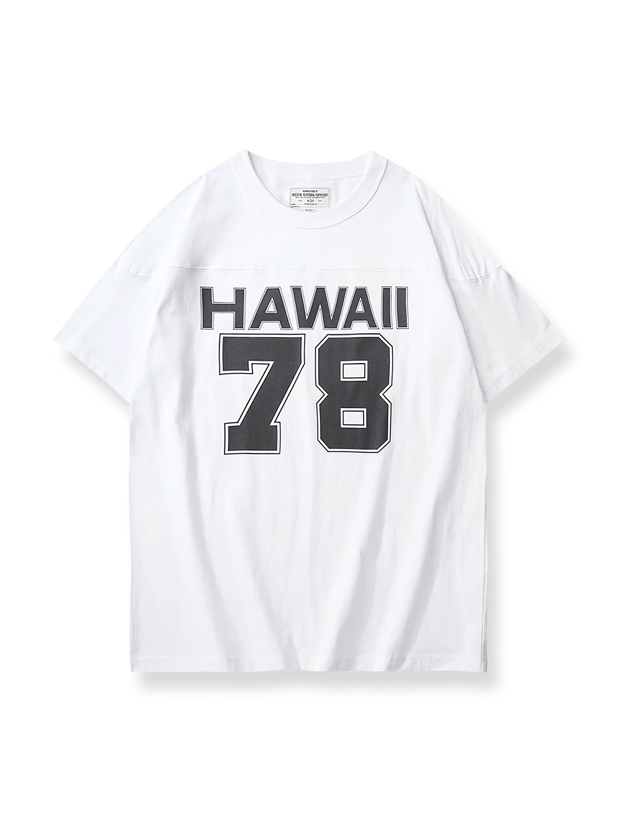  HAWAII 78プリント半袖Tシャツ