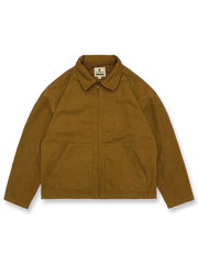 厚手コットンキャンバス素材を使用したクラシックなワークジャケット