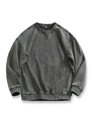 ヘビーウェイトパイル生地のクルーネックスウェット