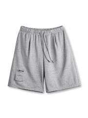  370g/m²ヘビーウェイトニットと3D刺繍ミニポケットが特徴のグレースウェットショーツ