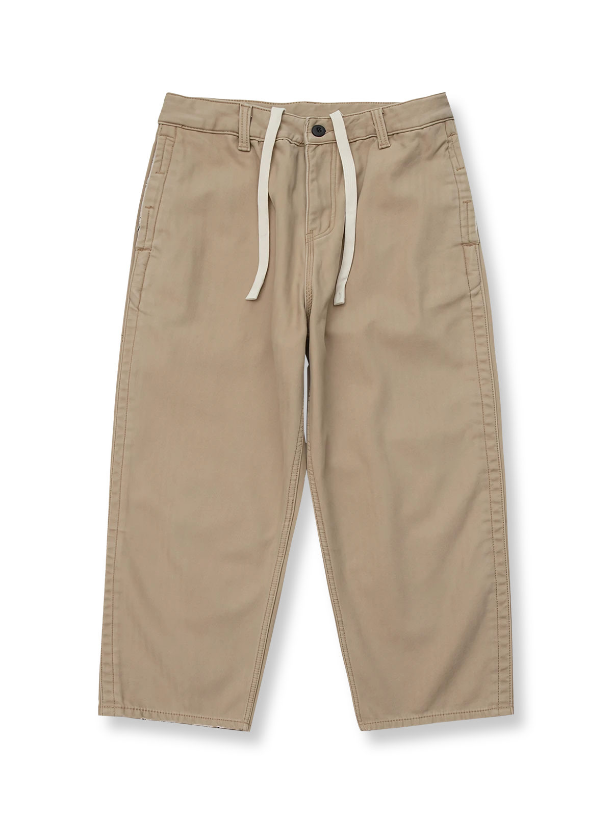 厚手ヘリンボーン生地のワークパンツ