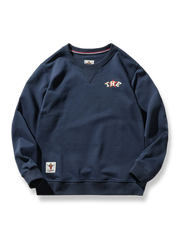 ヘビーウェイト無地クルーネックニットスウェット