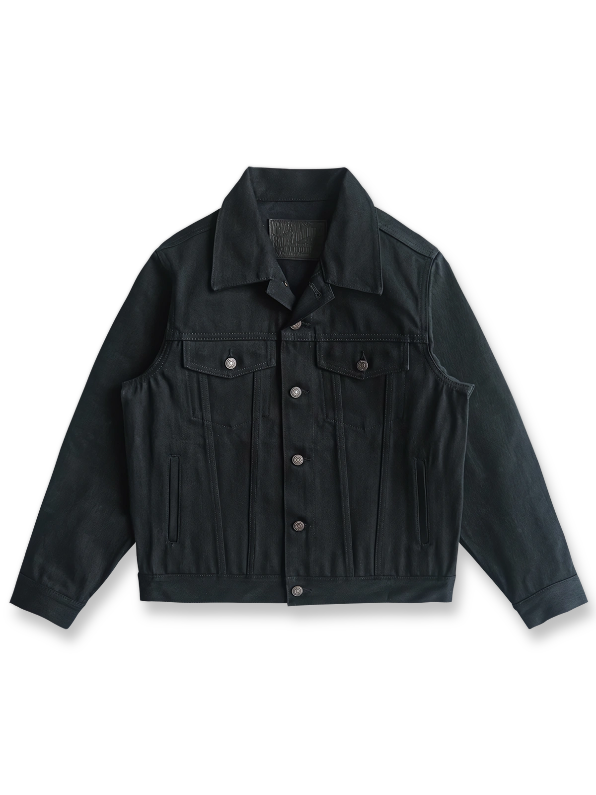 硫化染めブラックデニムのヘビーウェイトワークジャケット