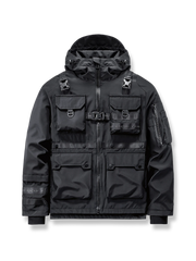 ヘビーウェイト素材と多機能ポケットを備えたタクティカルジャケット