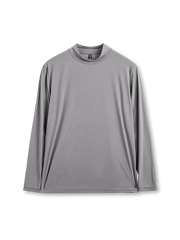 メンズ 半ハイネック 長袖インナーTシャツ ハイテク素材 温度調整 冰絲感 スポーツ用