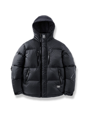 ホワイトダックダウンと防風防水ナイロンの高機能ダウンジャケット