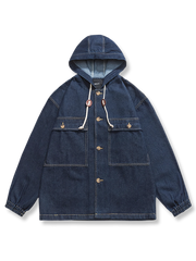 フード付きデニムジャケットの製品イメージ