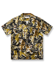 百虎図ハワイアンシャツ全体図