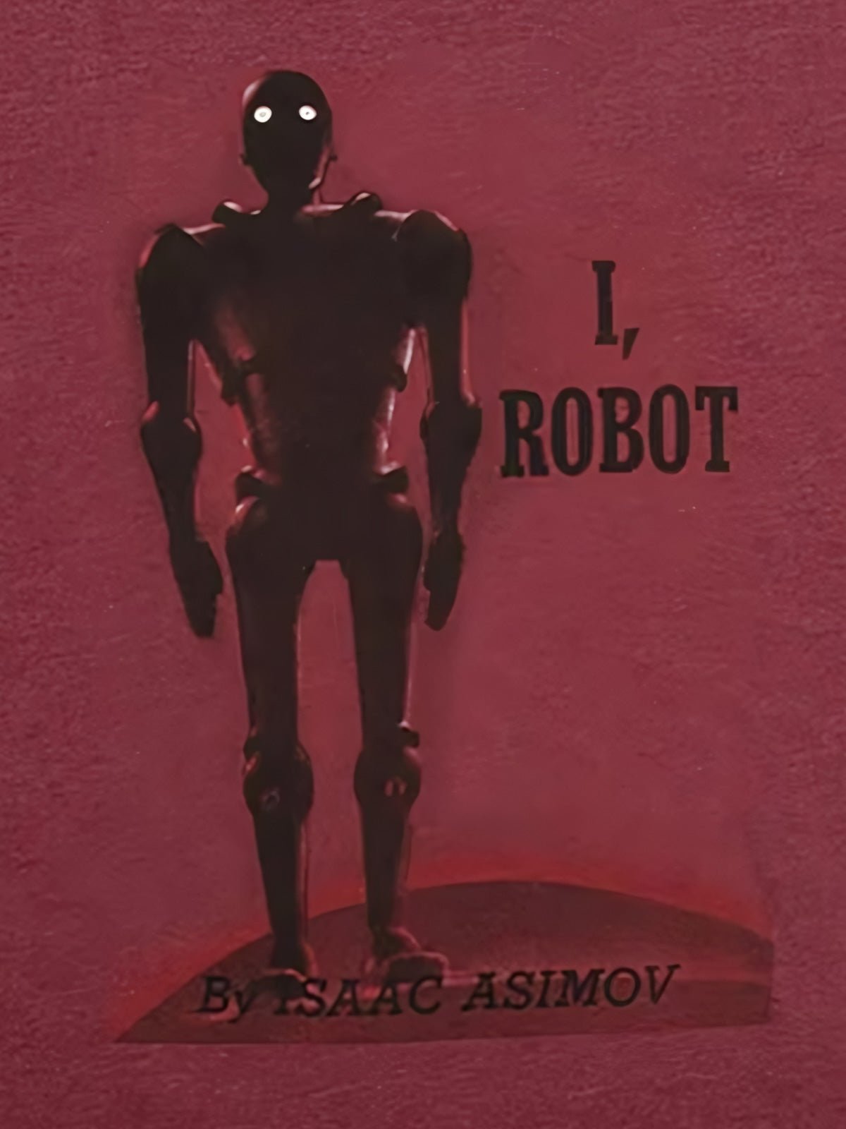 詳細画像: アイザック・アシモフ『I, Robot』テーマTシャツの詳細展示図