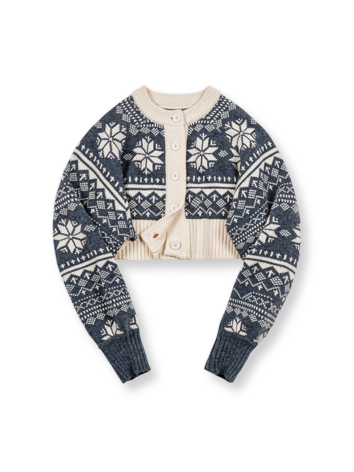 アイスランド風ショートロピーセーターの製品イメージ