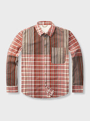 マルチストライプチェックシャツ