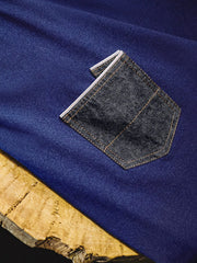 インディゴデニムポケットTシャツ