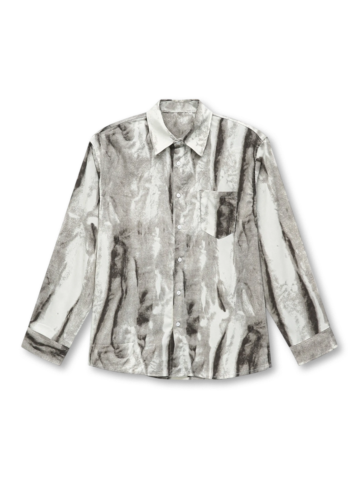 1990年代ストリートアートと日本の水墨画を融合させた一点ずつ異なるグラフィックが特徴の軽量ポリエステル素材のシャツ