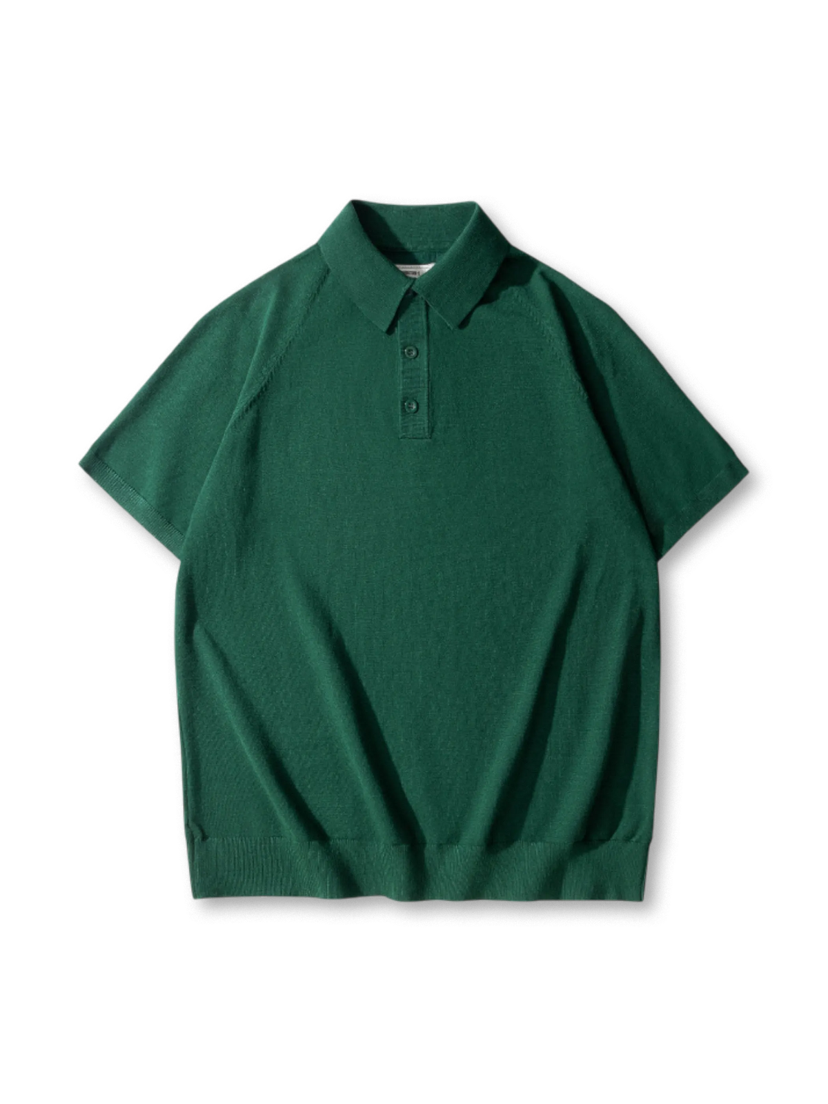 アイスシルク糸で編まれたしっとり滑らかな肌触りのクラシックイタリアンスタイルポロ