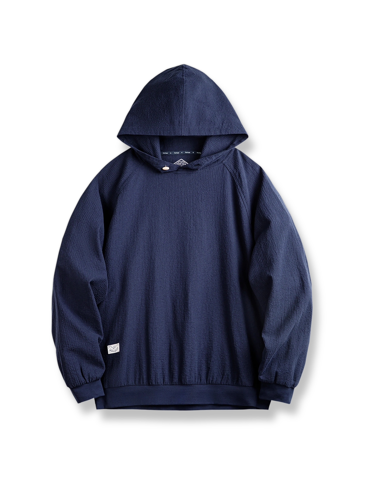 立体格子ジャカード織りフーディ