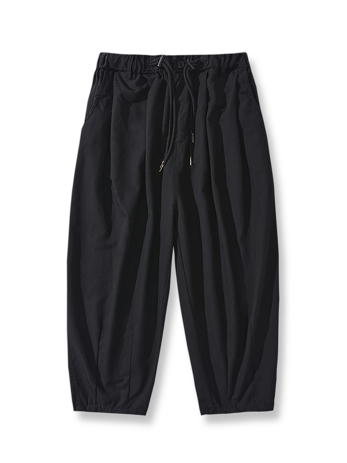 ドローストリング付きリラックスジョガーパンツ