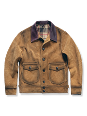 ジョニー・デップ スエード レザージャケット