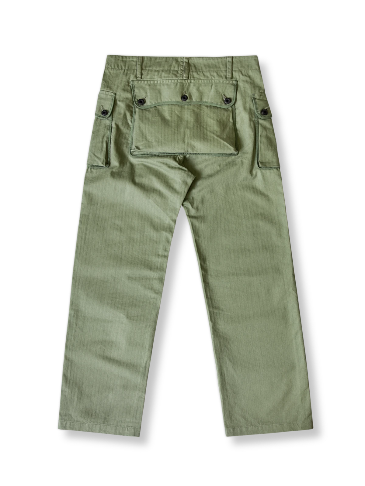 ヘリンボーンツイル素材のUSMC HBTP44復刻ミリタリーパンツ