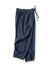 ライトデニムイージーアンクルパンツ