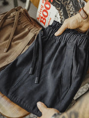 リヨセル混 ベイカーパンツ イージー仕様