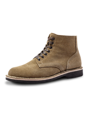 裏使い牛革とパラフィン加工によるムラ感が魅力の防水M-43ワークブーツ