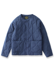 ノーカラー＆ウェーブキルティングのM65ライナーリニューアルコート。