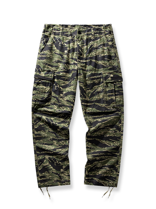 4色展開のM-65タイガーストライプ迷彩パンツ