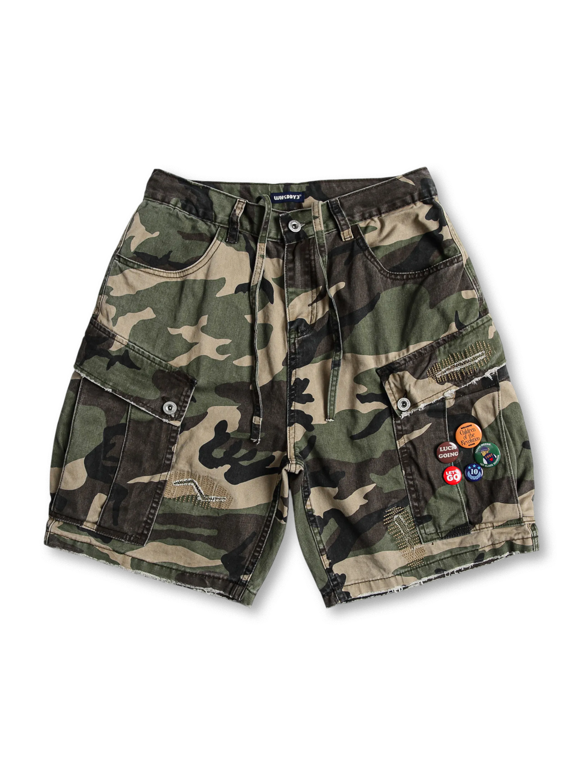 1950年代米軍M65フィールドパンツを踏襲し、水洗い＆ダメージ加工を施したコットンキャンバス製カーゴショーツ