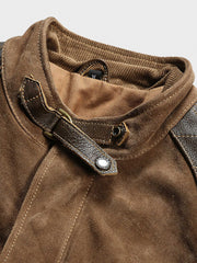 M65スウェード スタンドカラー レザージャケット