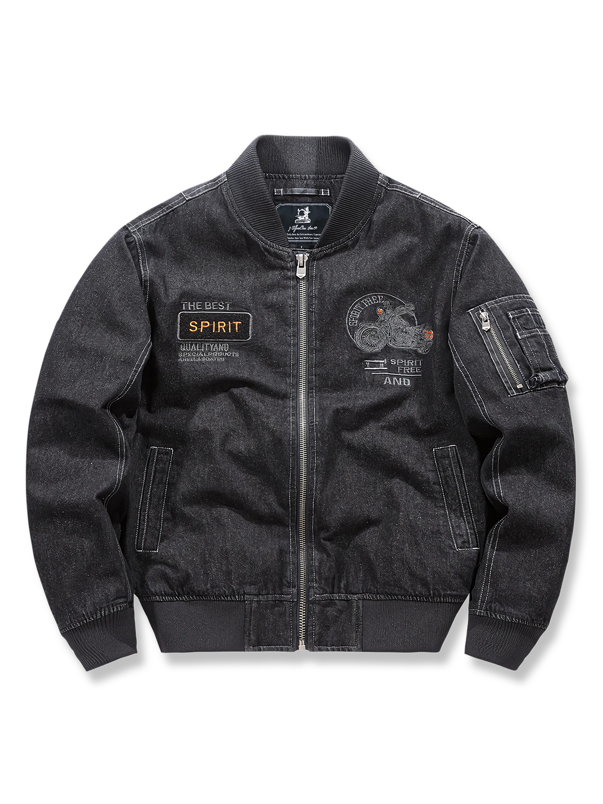 MA-1　デニム フライトジャケット