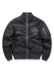 MA-1　デニム フライトジャケット