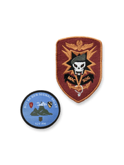 MACV‑SOG部隊の死神・トラ・スカイウォーカーのトーテムを施した刺繍ワッペン