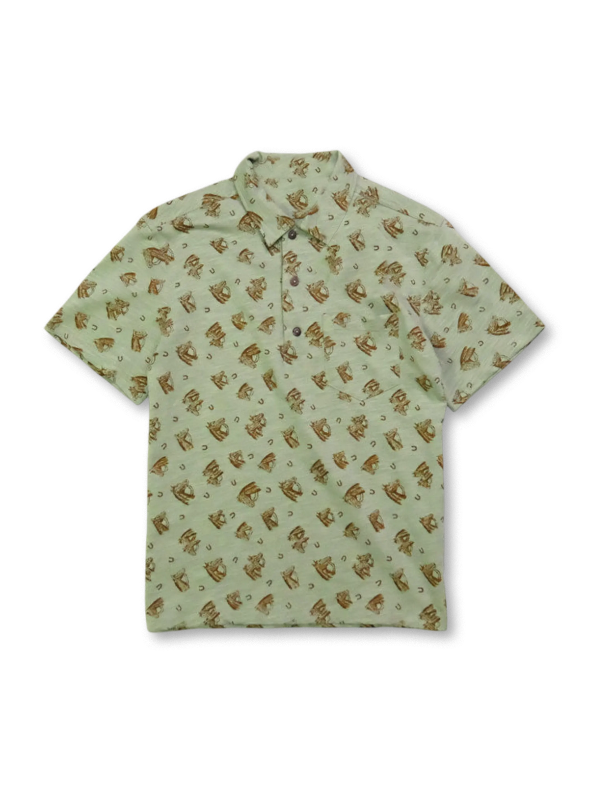 マルセルスラブホースモチーフポロ ミントグリーン