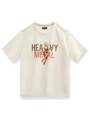 マリリン・モンローの3Dプリントが施されたヴィンテージ風Tシャツ