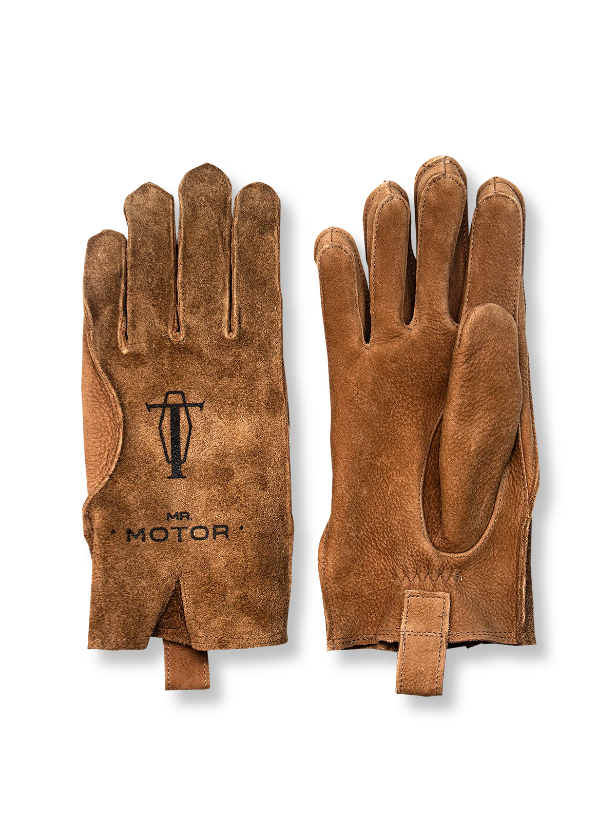 経年変化を楽しめるマットレザーのバイカーズグローブ。