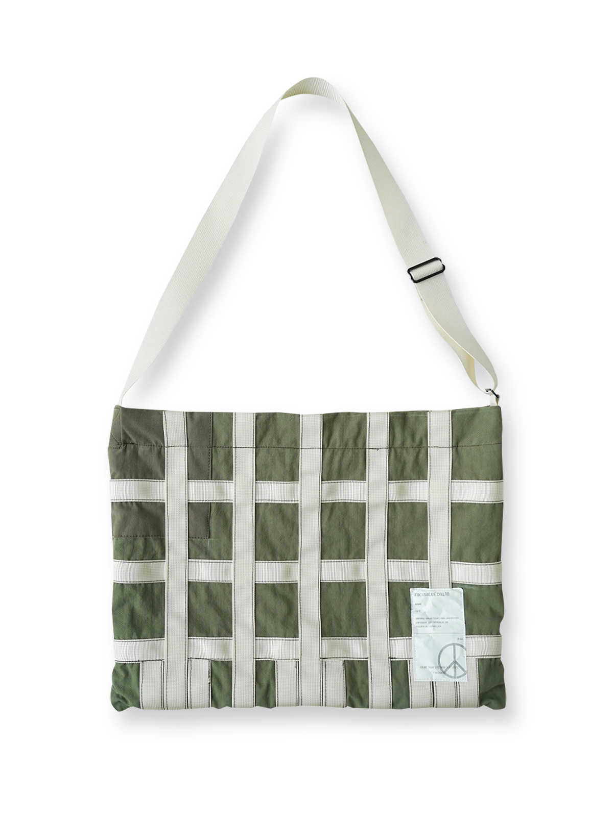 ミリタリーテント生地をリメイクしたヴィンテージミリタリーショルダーバッグ