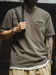 ミリタリーテイストVネックポケットTシャツ