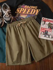 ミックスコットンカーキショーツ