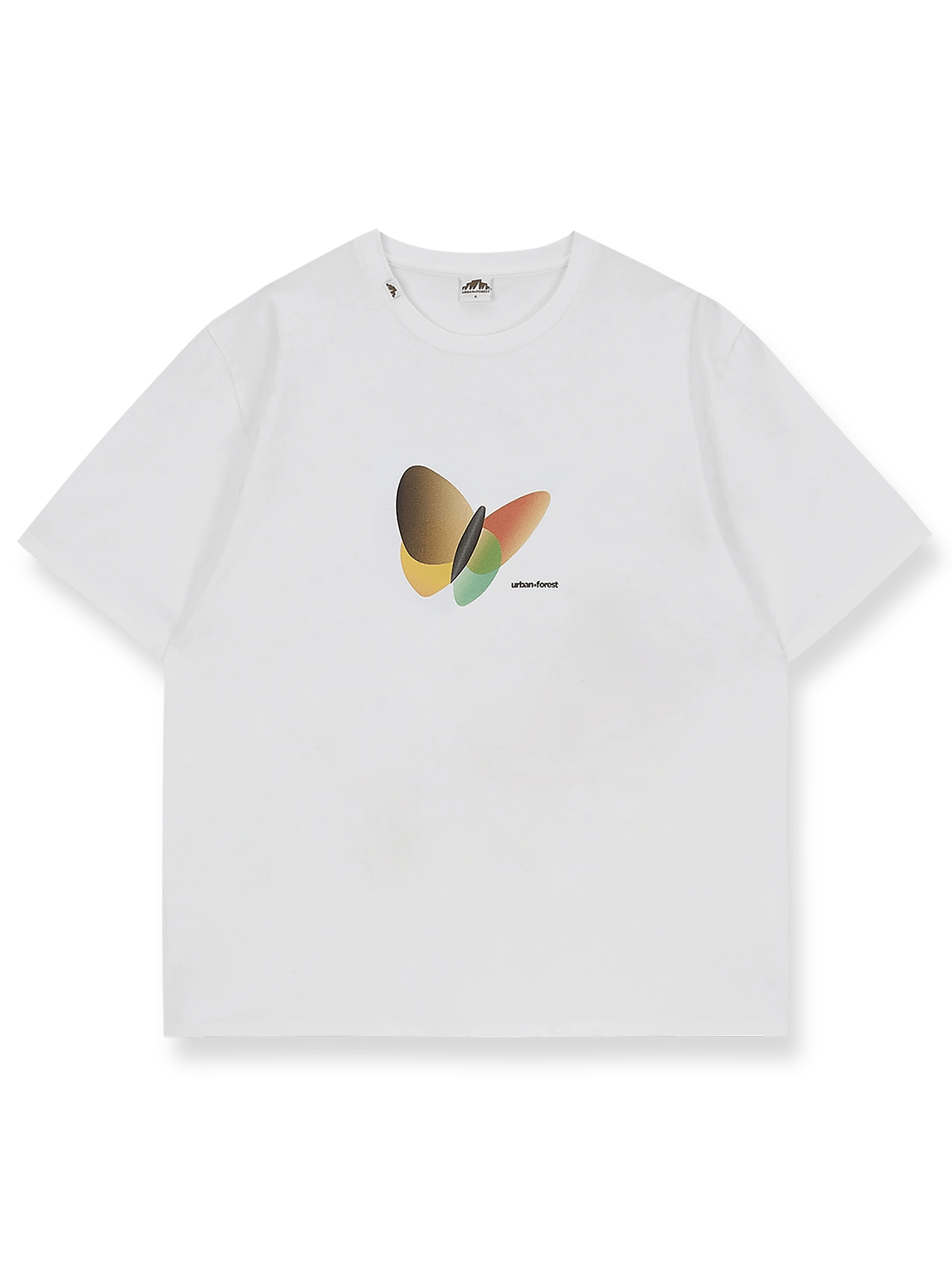 MSNカラー蝶プリントTシャツ