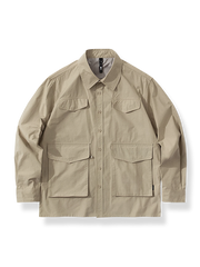 マルチポケット長袖シャツジャケットのデザイン