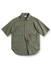マルチポケットアウトドア半袖シャ