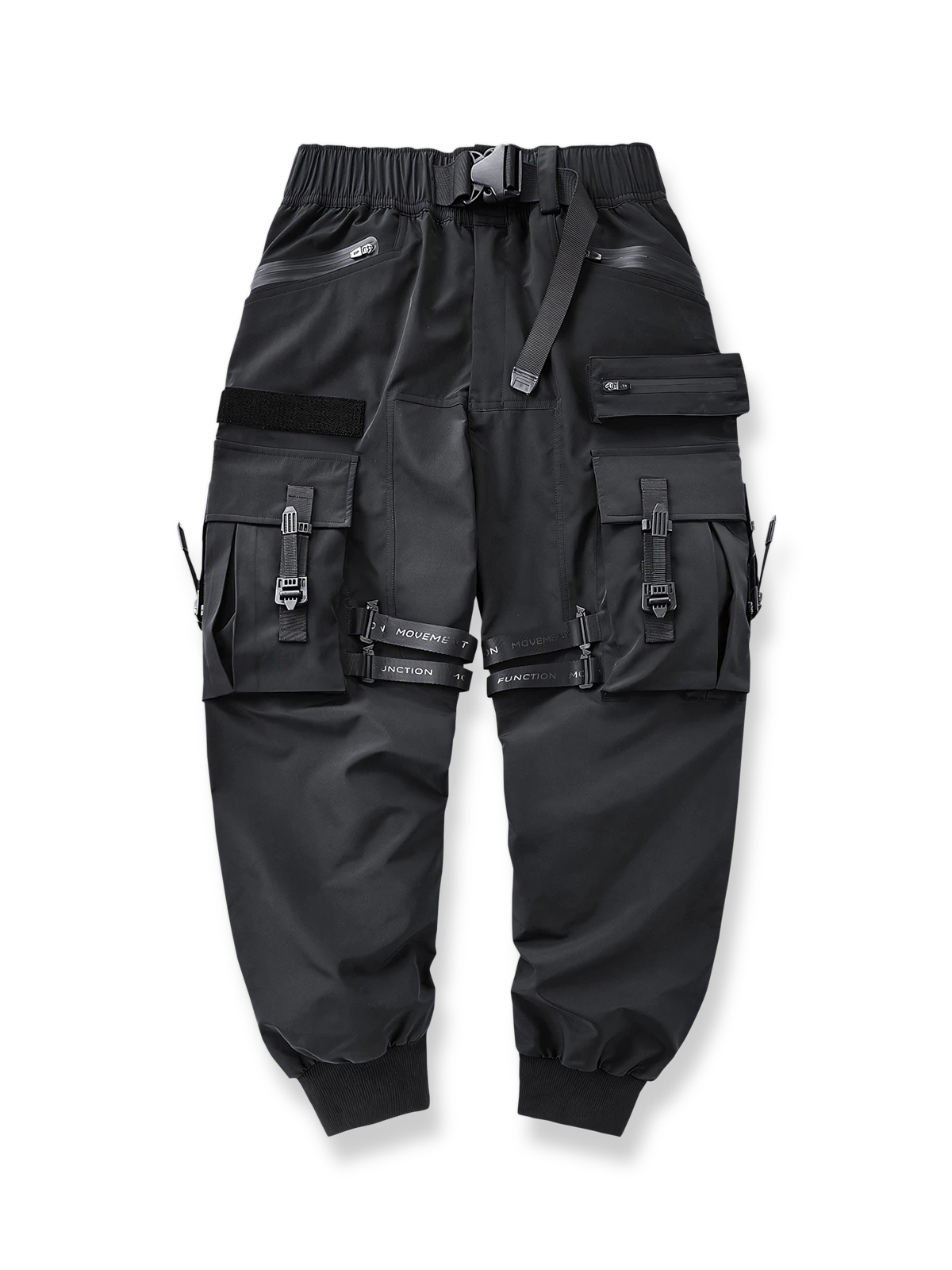 マルチポケット付きパラシュートパンツ