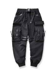 マルチポケット付きパラシュートパンツ