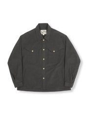 三角補強や多ポケットが特徴のウエスタンハンティング長袖シャツ。