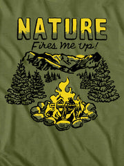 詳細画像: 篝火プリントのディテール