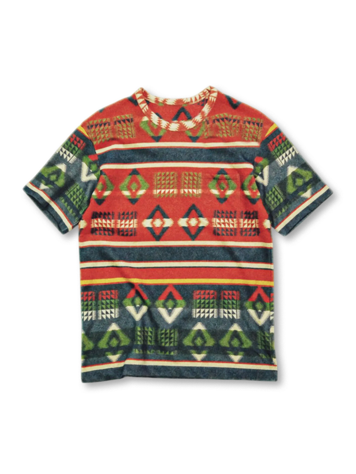ナバホ族ブランケット文様を再現した厚手テリー素材Tシャツ